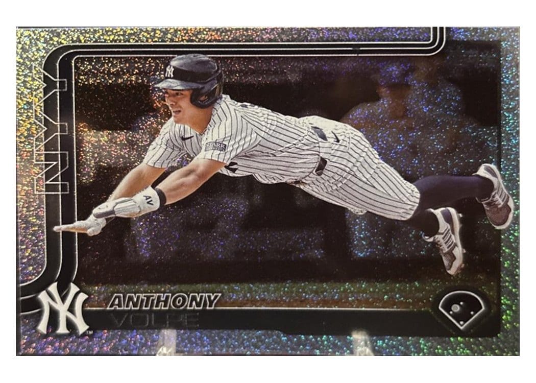 2025 Topps Base Set Anthony Volpe Platinum #35 card
