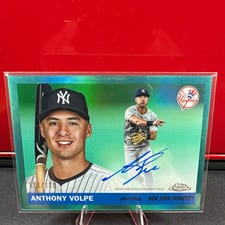 2025 Topps Chrome Platinum Autographs Anthony Volpe #CPA-AV card