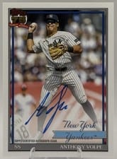 2026 Topps 1991 Topps Autographs Anthony Volpe #91A-AV card
