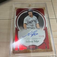 2026 Topps Tier One Prime Performers Autographs Anthony Volpe #PPA-AV card