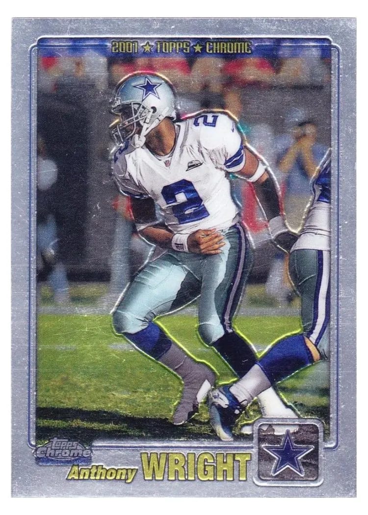 2001 Topps Chrome Anthony Wright #40 card