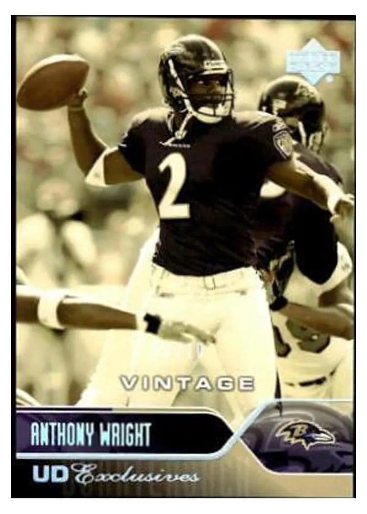 2004 Upper Deck Anthony Wright UD Exclusives Vintage #13 card