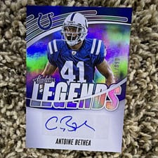 2025 Panini Absolute Absolute Legends Signatures Antoine Bethea #ALS-ABA card