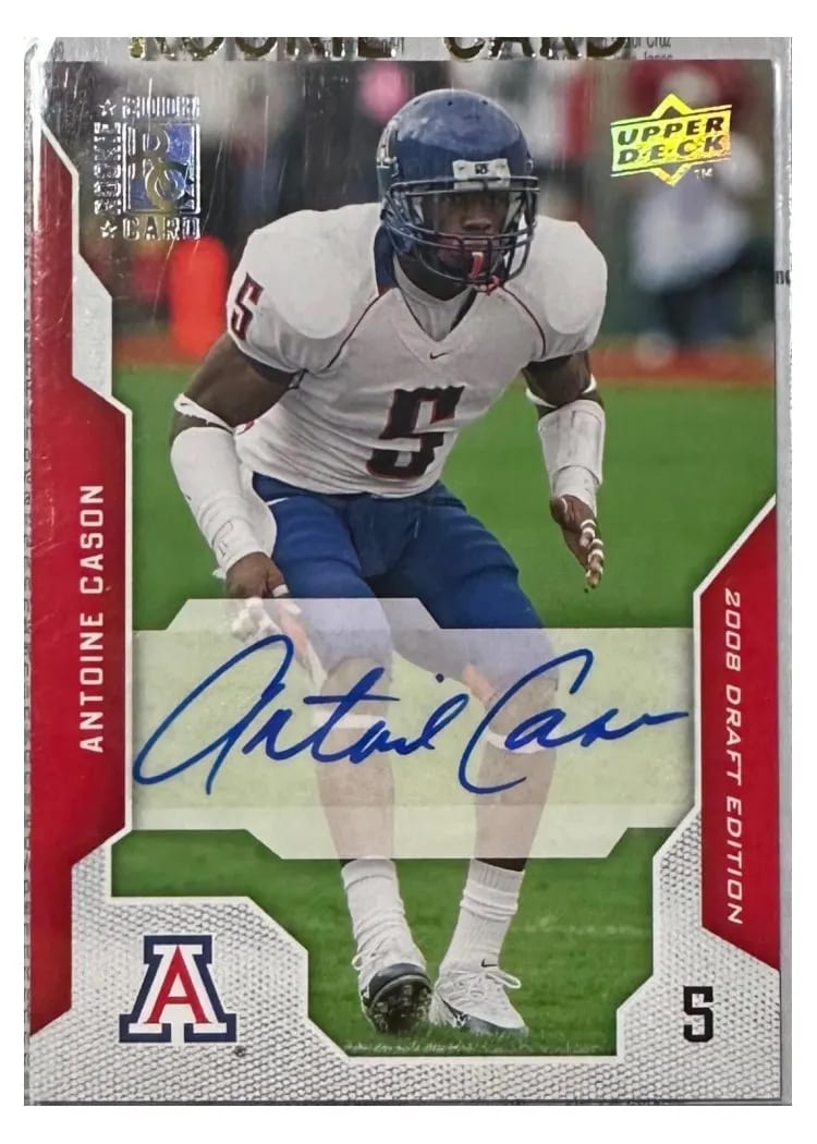 2008 Upper Deck Draft Edition Antoine Cason #6 card
