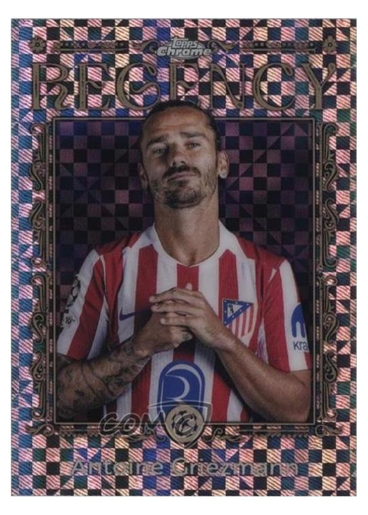 2025-26 Topps UEFA Club Competitions Regency Chrome Antoine Griezmann #RC-13 card