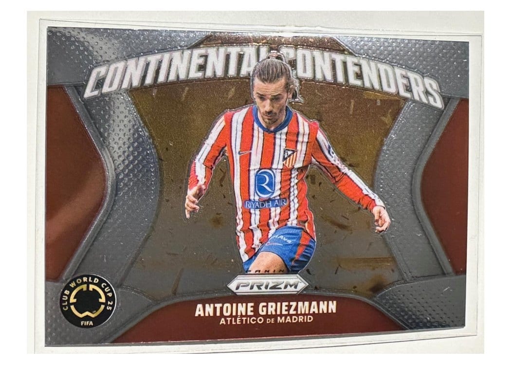 2025 Panini Prizm FIFA Club World Cup Continental Contenders Antoine Griezmann #2 card