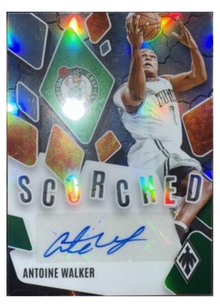 2023-24 Panini Phoenix Scorched Signatures Antoine Walker #SCS-AWK card