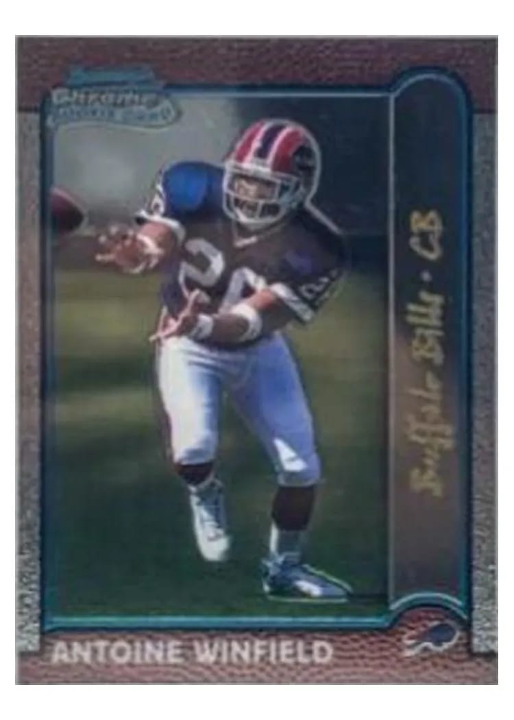 1999 Bowman Chrome Antoine Winfield #180 card