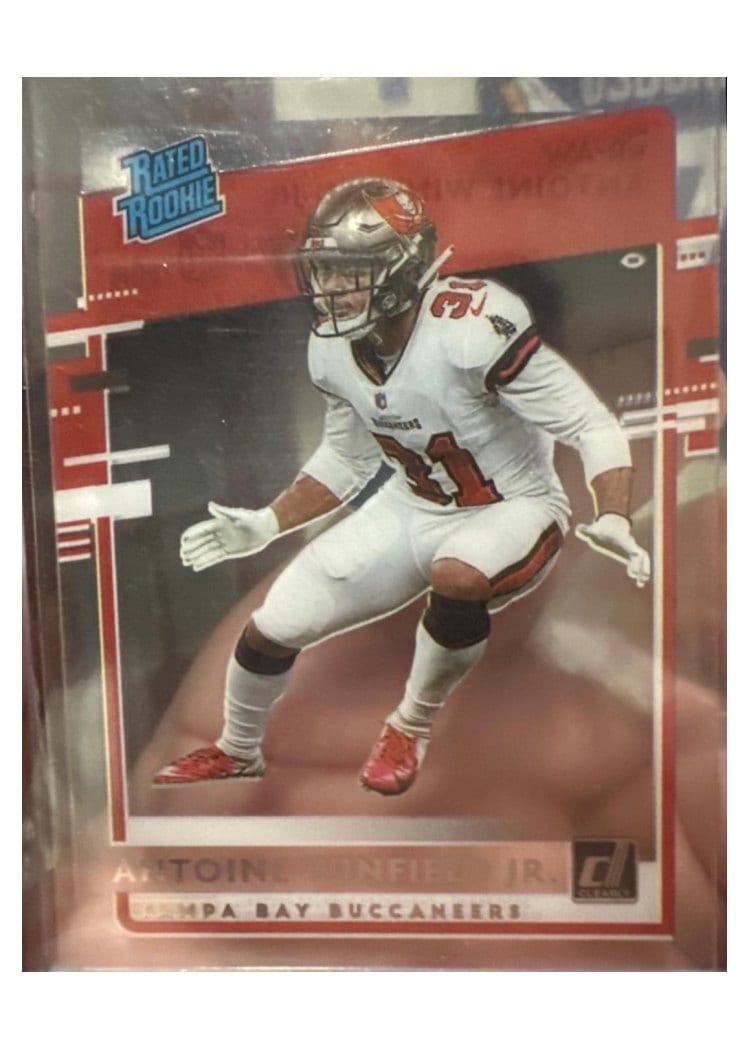 2020 Panini Chronicles Clearly Donruss Rated Rookies Antoine Winfield Jr #RR-AW card