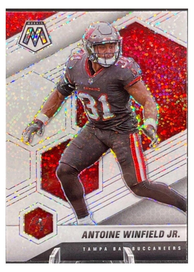 2021 Panini Mosaic Base Set Antoine Winfield Jr. White Sparkle #192 card