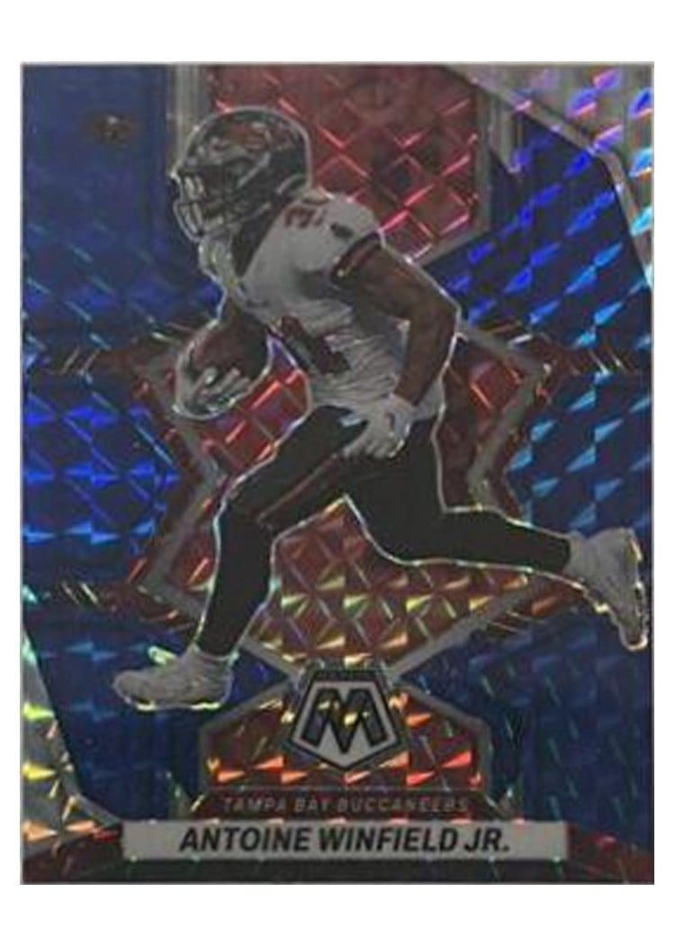 2022 Panini Mosaic Base Set Antoine Winfield Jr Blue #235 card