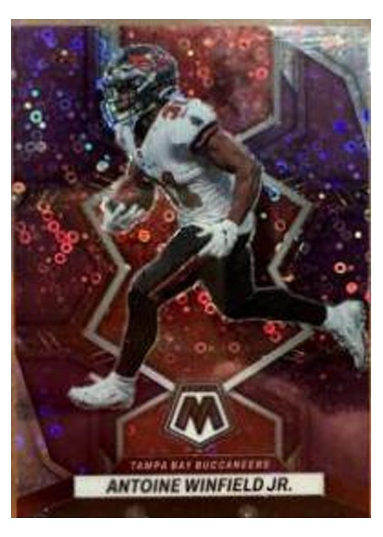 2022 Panini Mosaic Base Set Antoine Winfield Jr No Huddle Purple #235 card