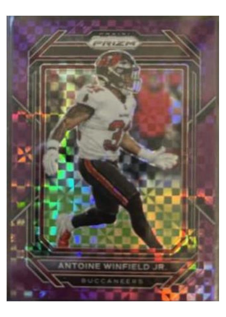 2022 Panini Prizm Base Set Antoine Winfield Jr. Purple Power #280 card