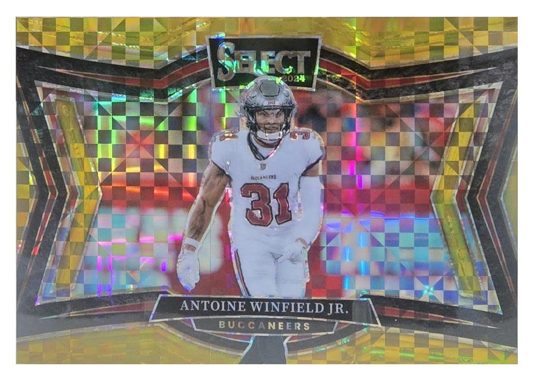 2024 Panini Select Base Set Antoine Winfield Jr. Gold Prizm #406 card
