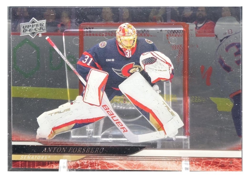2024-25 Upper Deck Base Set Anton Forsberg #371 card
