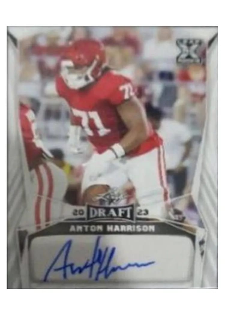 2023 Leaf Draft Autographs Anton Harrison #BA-AH1 card