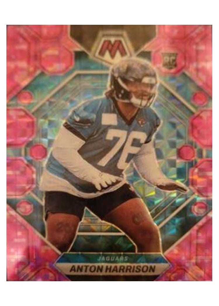 2023 Panini Mosaic Base Set Anton Harrison Camo Pink #283 card
