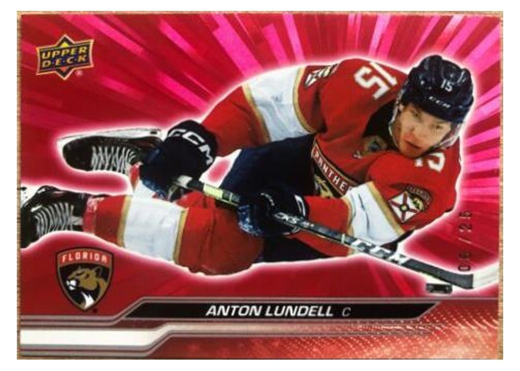 2023-24 Upper Deck Base Set Anton Lundell #323 card