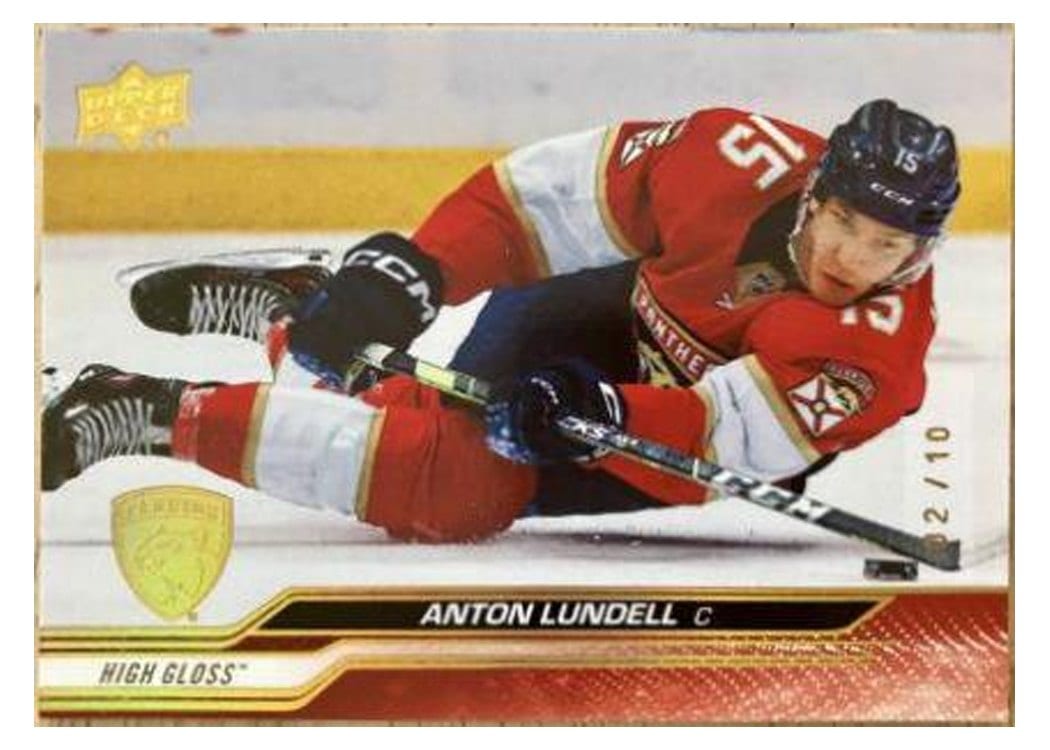 2023-24 Upper Deck Base Set Anton Lundell #323 card