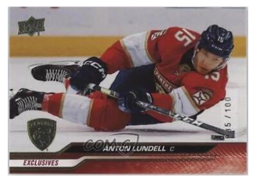 2023-24 Upper Deck Base Set Anton Lundell #323 card