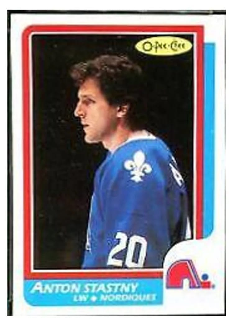 1986 O-Pee-Chee Anton Stastny #125 card