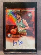 2024-25 Hoops Hot Signatures Rookies Anton Watson #HSR-WAT card