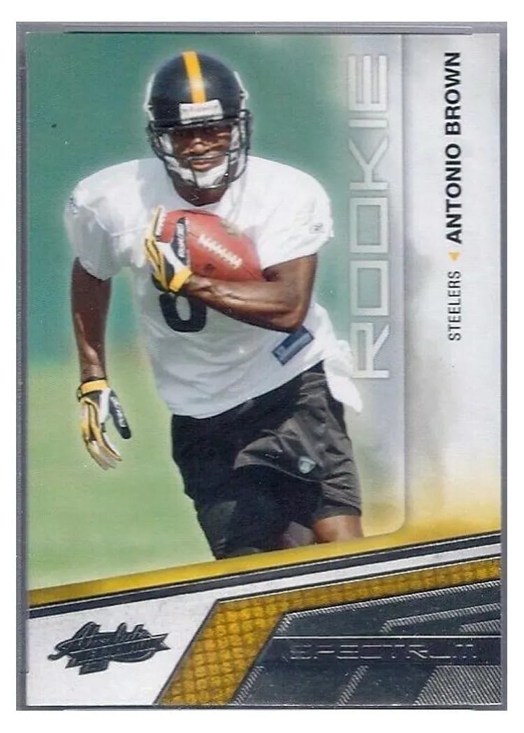2010 Panini Absolute Memorabilia Antonio Brown #107 card