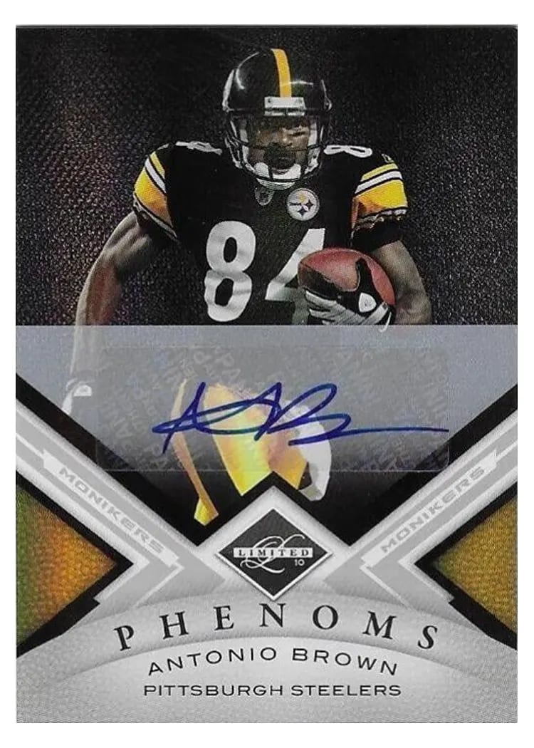 2010 Panini Limited Antonio Brown #154 card