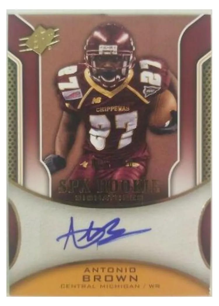 2010 Spx Antonio Brown #179 card
