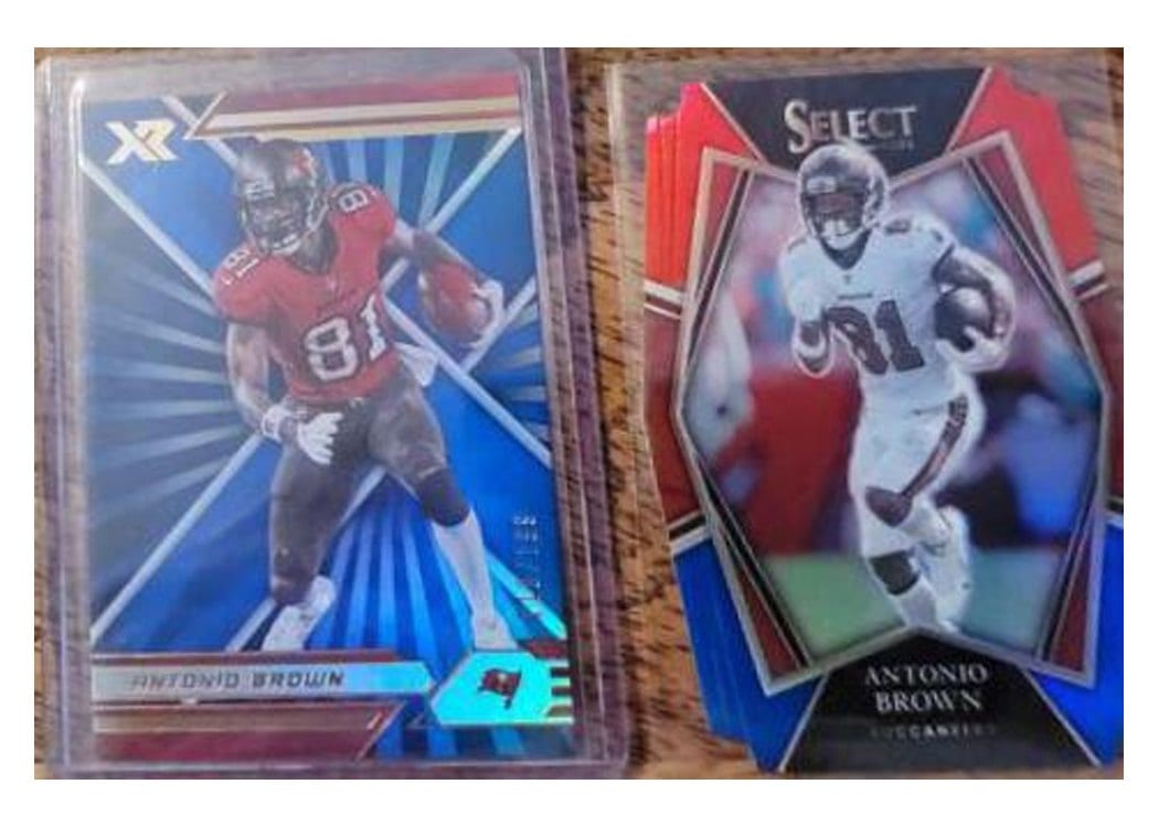 2021 Panini Select Base Set Antonio Brown #132 card