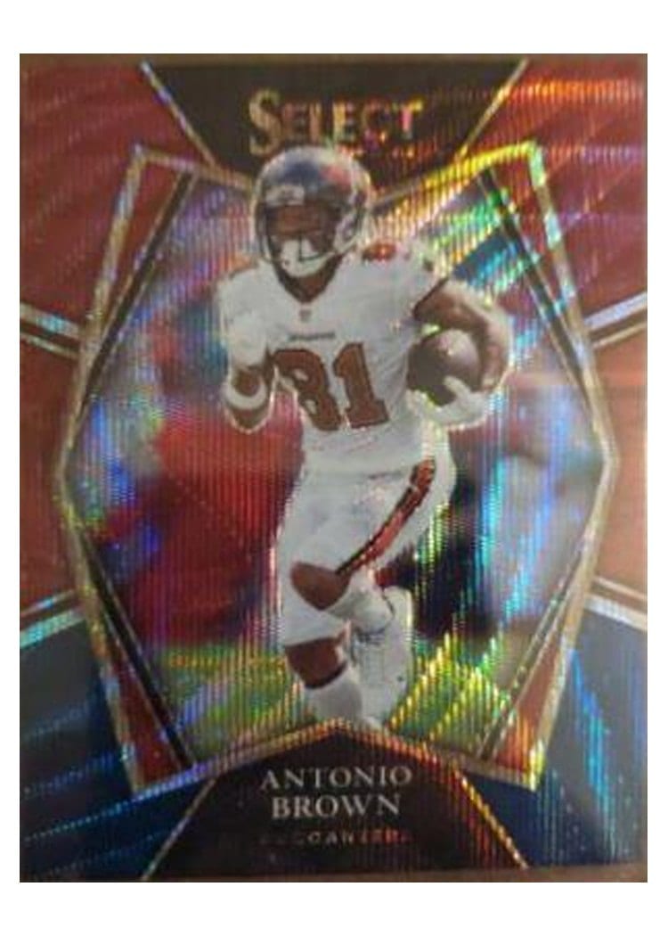 2021 Panini Select Base Set Antonio Brown Tri Color #132 card
