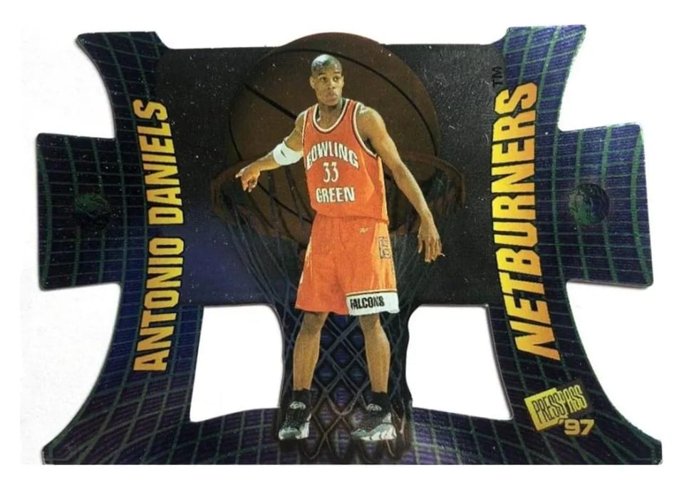 1997 Press Pass Net Burners Antonio Daniels #NB9