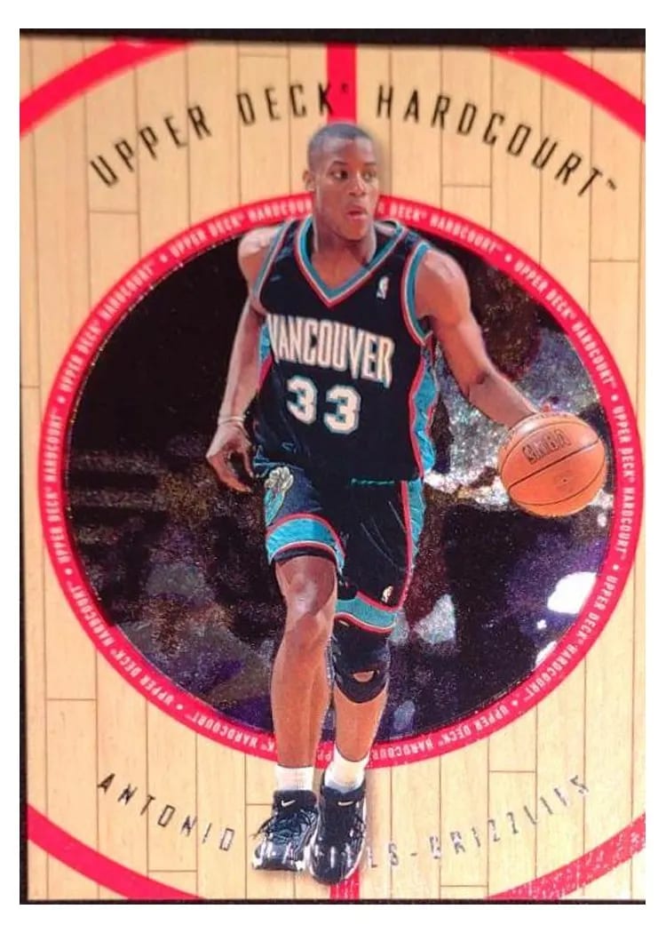 1998 Upper Deck Hardcourt Antonio Daniels #48 card