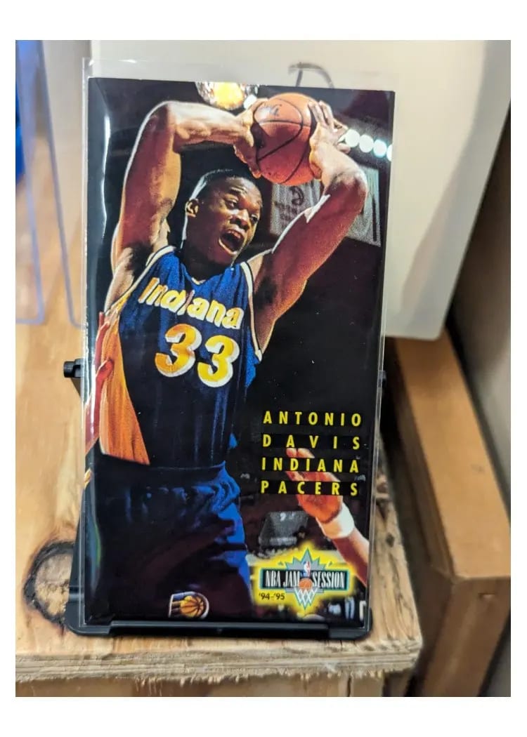1994 Fleer Jam Session Antonio Davis #76 card