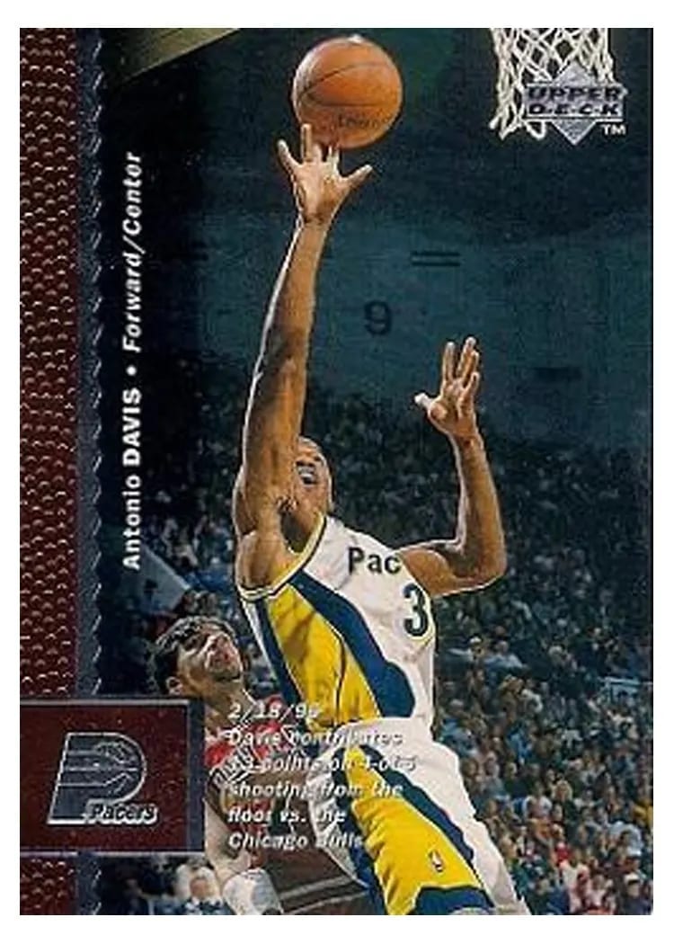 1996 Upper Deck Antonio Davis #48 card
