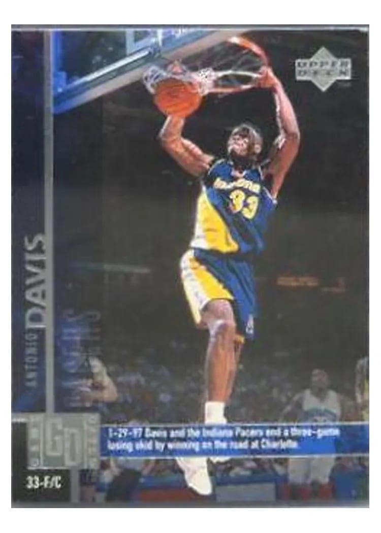 1997 Upper Deck Antonio Davis #49 card