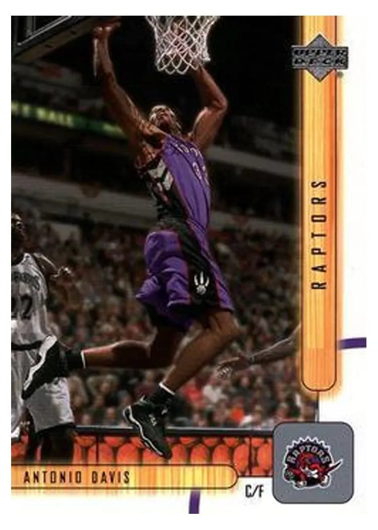 2001 Upper Deck Antonio Davis #162 card