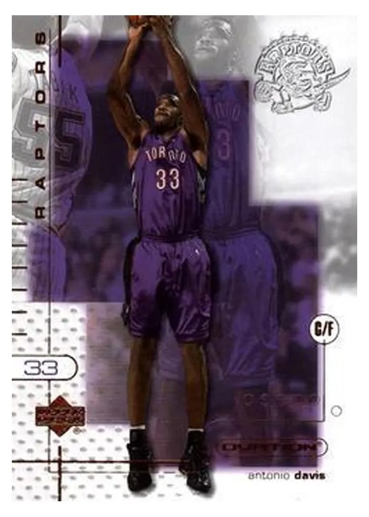2001 Upper Deck Ovation Antonio Davis #84 card