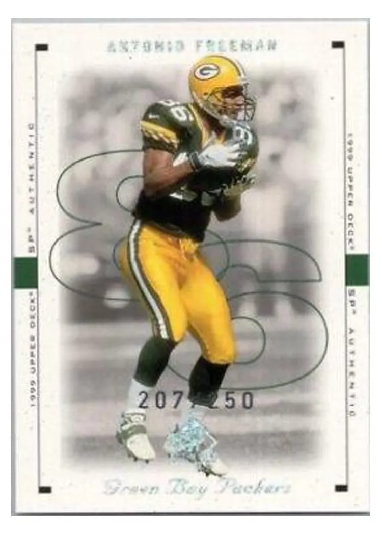 1999 SP Authentic Antonio Freeman #33 card