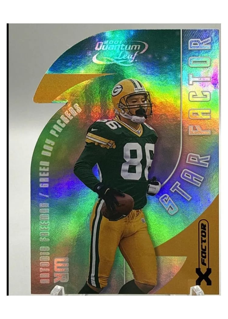 Antonio Freeman 2001 Quantum Leaf Star Factor card