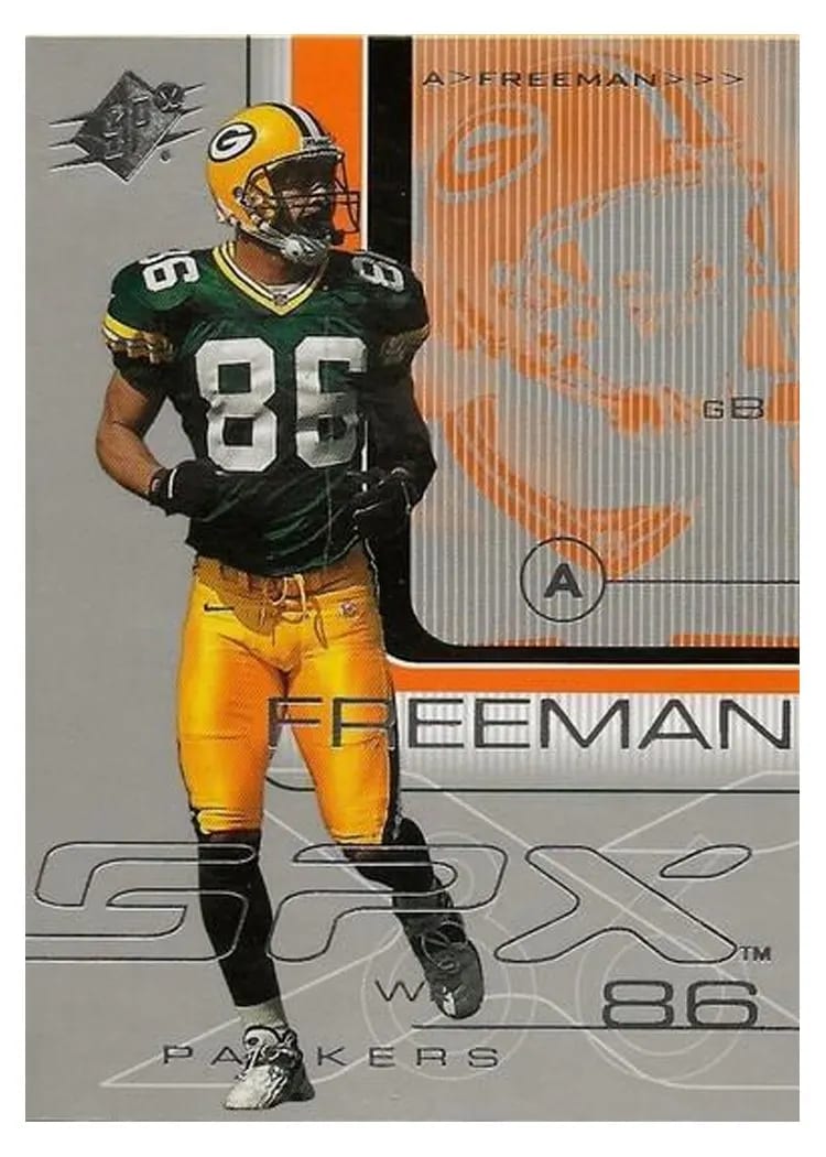 2001 Spx Antonio Freeman #35 card