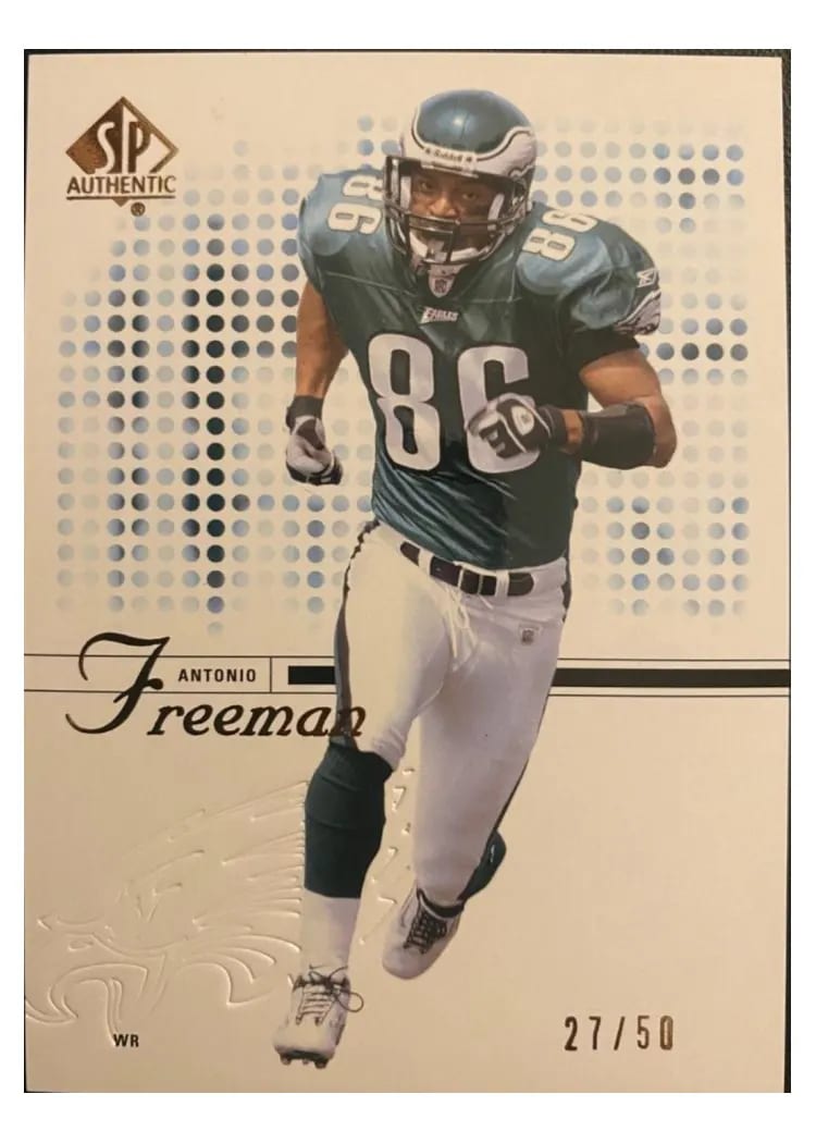 2002 SP Authentic Antonio Freeman #14 card