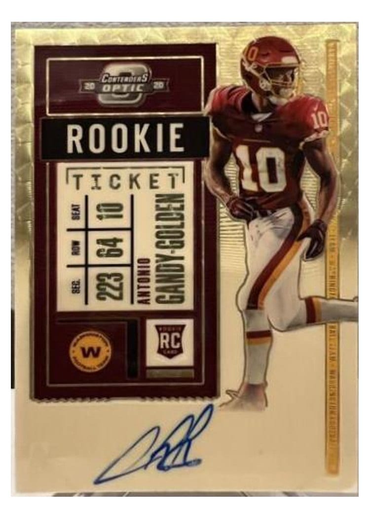 2020 Panini Contenders Optic Base Set Antonio Gandy-Golden #140 card