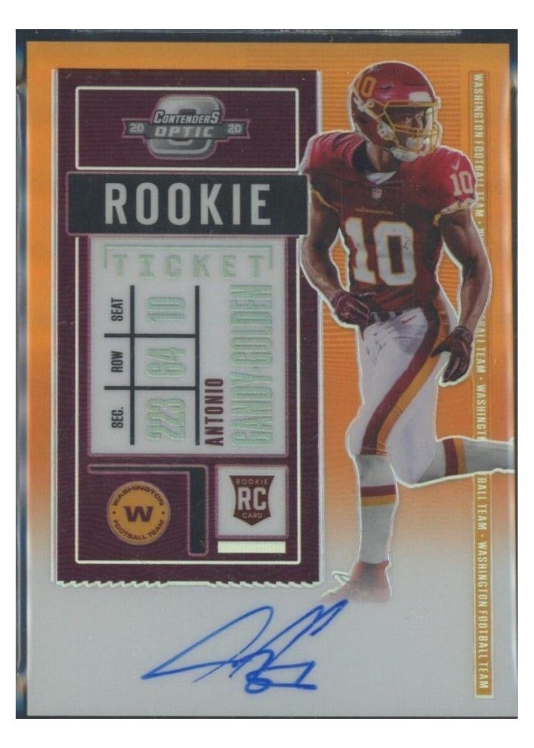 2020 Panini Contenders Optic Base Set Antonio Gandy-Golden #140 card