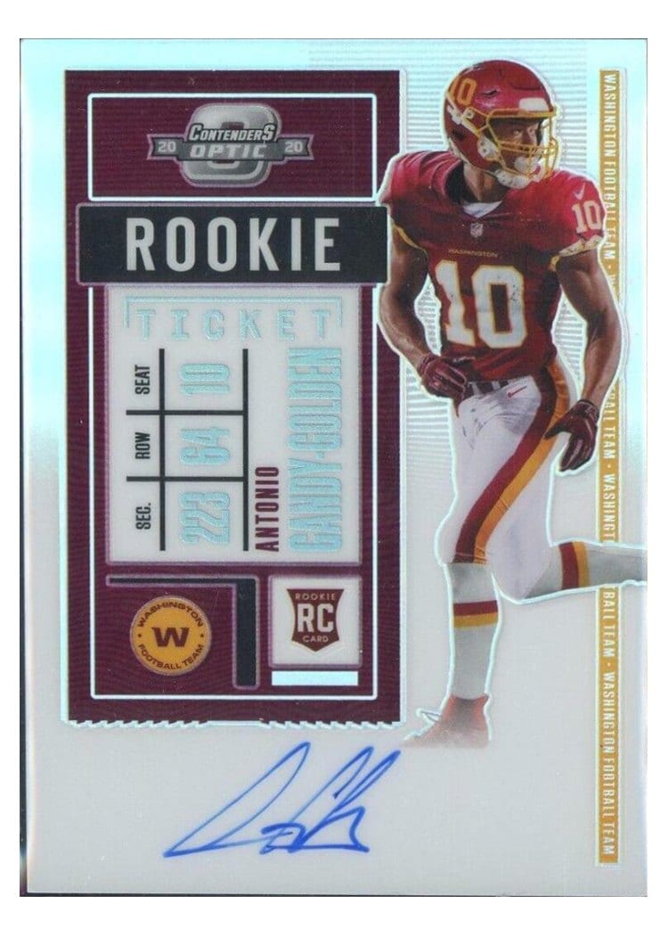 2020 Panini Contenders Optic Base Set Antonio Gandy-Golden #140 card