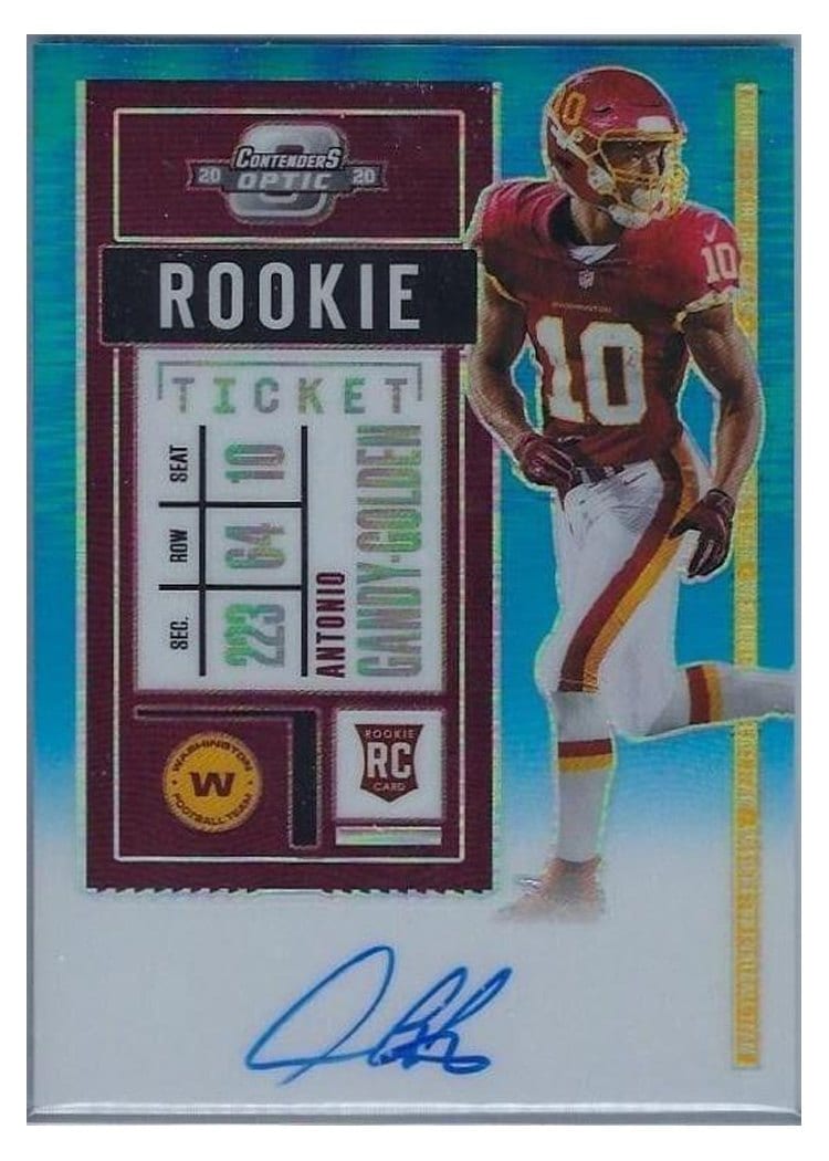2020 Panini Contenders Optic Base Set Antonio Gandy-Golden #140 card