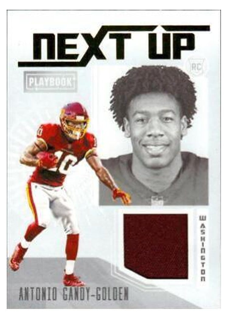 2020 Panini Playbook Next Up Jerseys Antonio Gandy-Golden #NU-33 card