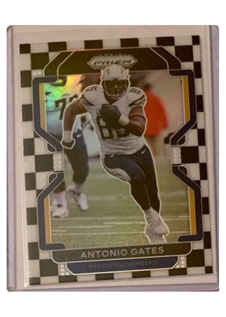 2021 Panini Prizm Base Set Antonio Gates Red Prizm #175 card