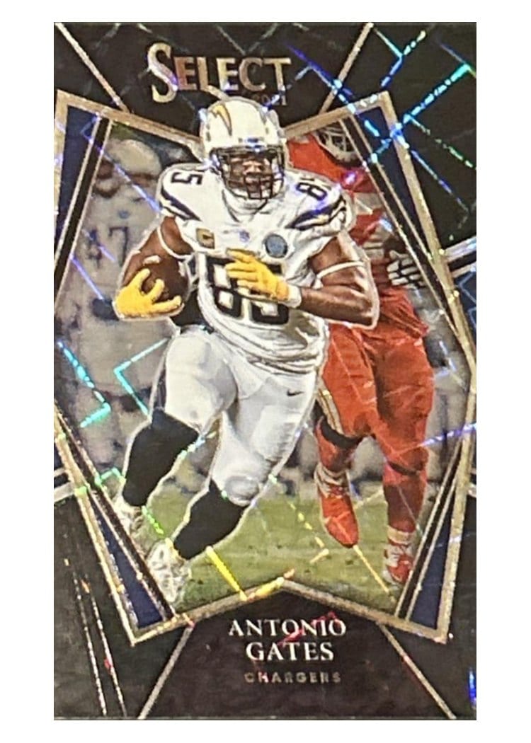 2021 Panini Select Base Set Antonio Gates Black #138 card