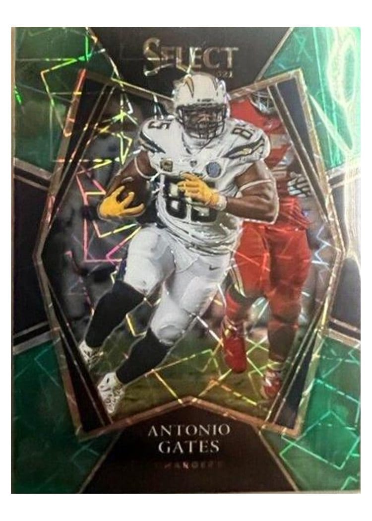 2021 Panini Select Base Set Antonio Gates Green #138 card